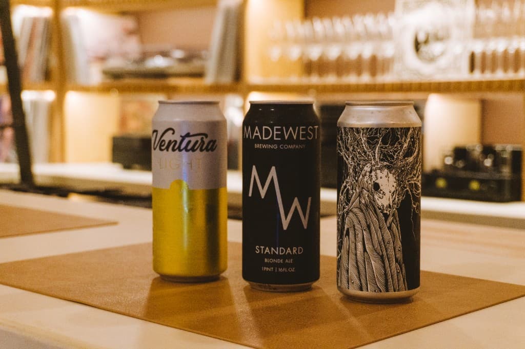 Craft beer at The Analogue Room wine and beer bar in Solvang